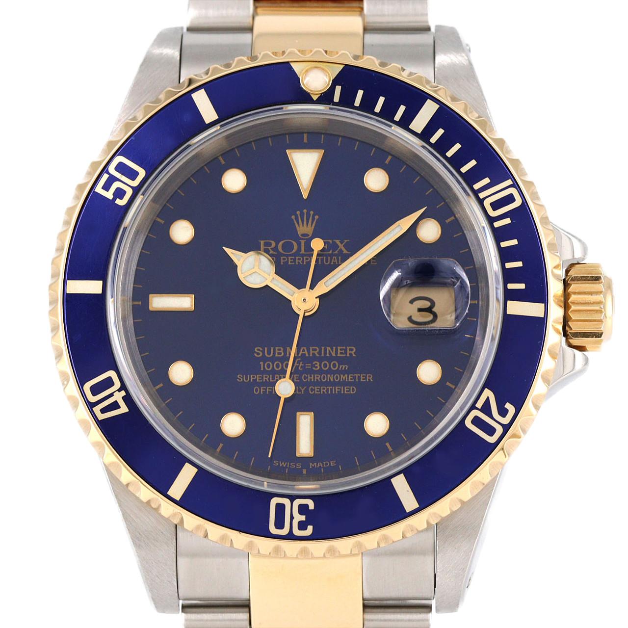 ロレックス サブマリーナ デイト ステンレス スチール x イエロー ゴールド オートマチック