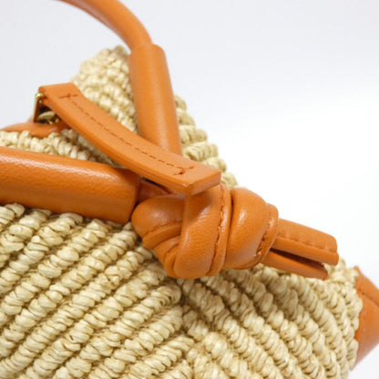 ボッテガヴェネタ 829212 V5GX1 ラフィア レザー ショルダーバッグ
