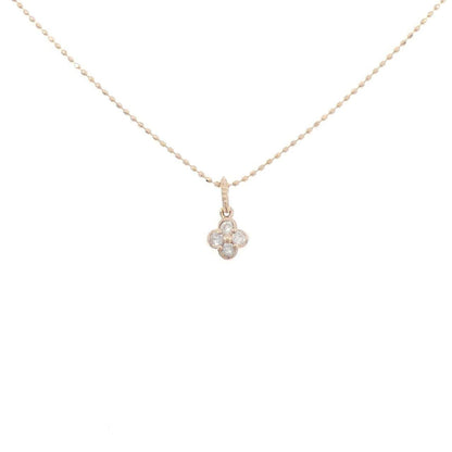K10ピンクゴールドダイヤモンドネックレス