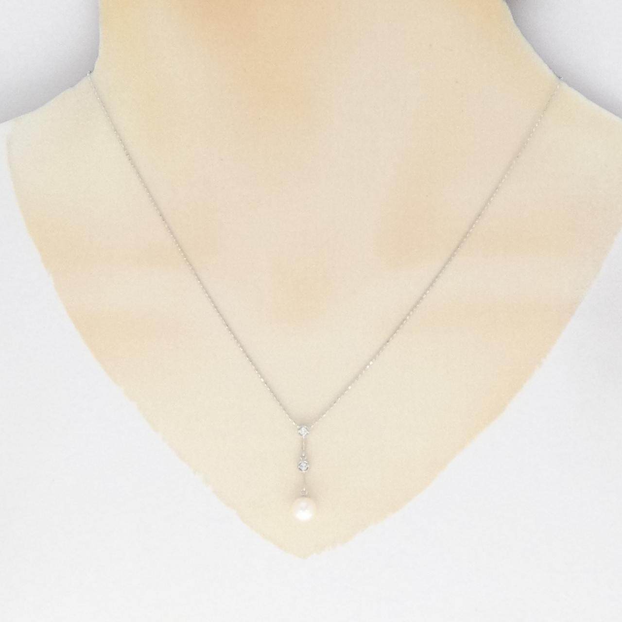 アコヤパール Au750ホワイトゴールド ネックレス
