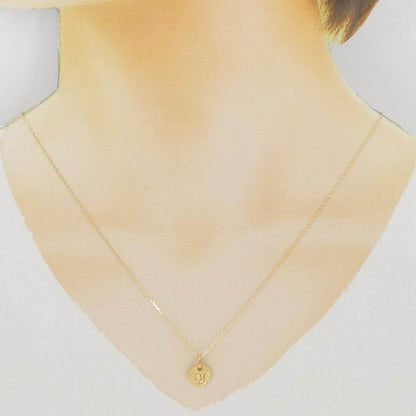 Au750 イニシャルYネックレス