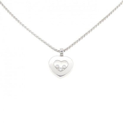 ショパール ハッピー ダイヤモンド 750 ホワイト ゴールド ダイヤ ネックレス