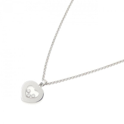 ショパール ハッピー ダイヤモンド 750 ホワイト ゴールド ダイヤ ネックレス