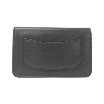 シャネル チェーンウォレット カーフ 財布
