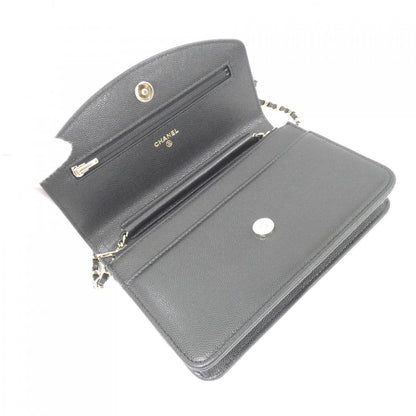シャネル チェーンウォレット カーフ 財布