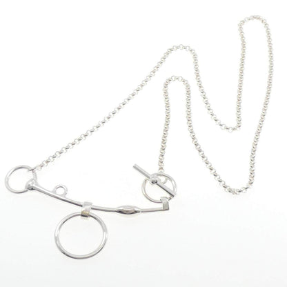 エルメス モール ドゥ ブリッド 925シルバー ネックレス