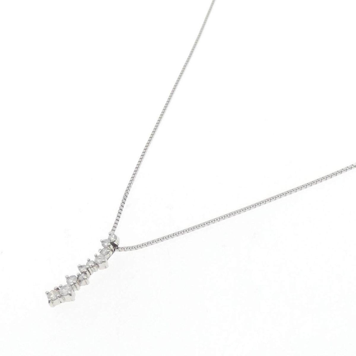 プラチナ PT850 0.41CT ダイヤモンドネックレス
