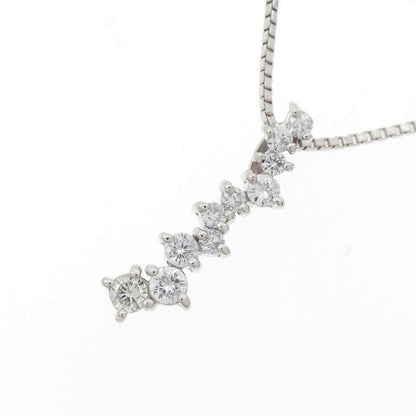 プラチナ PT850 0.41CT ダイヤモンドネックレス