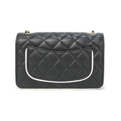 シャネル AS4511 ラムスキン チェーン ウォレット