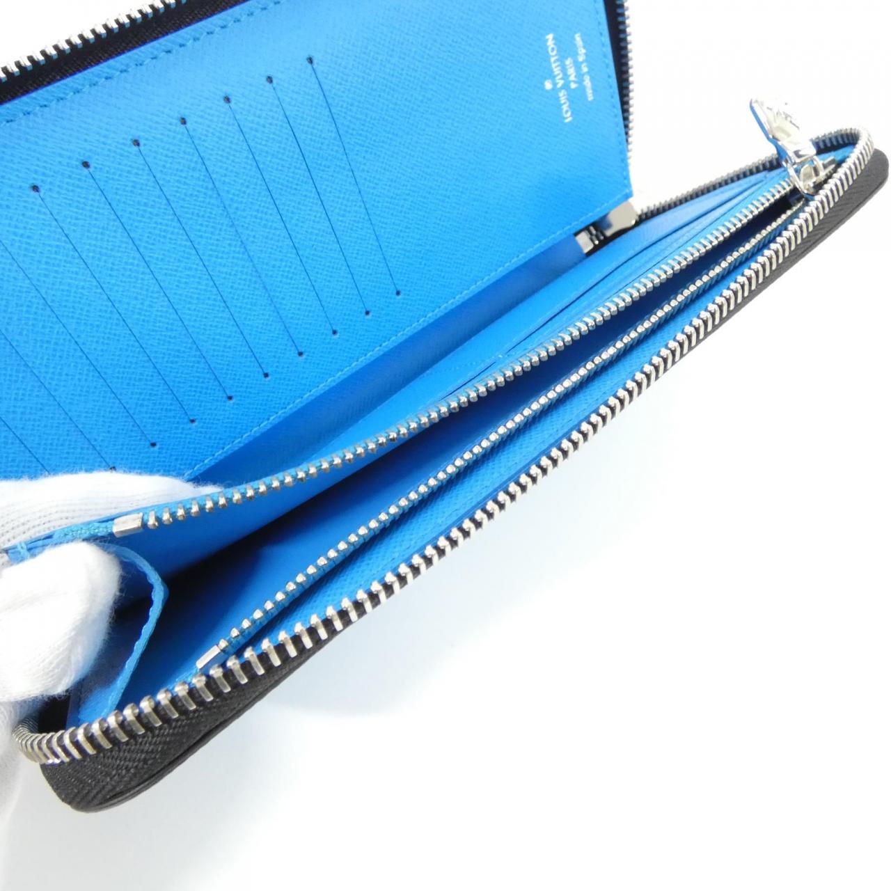 ルイ・ヴィトン タイガ ラマ ジッピー ウォレット レザー 長財布