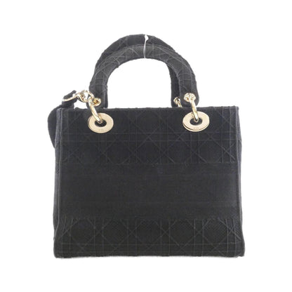 クリスチャンディオール Lady D-Light Medium キャンバス バッグ