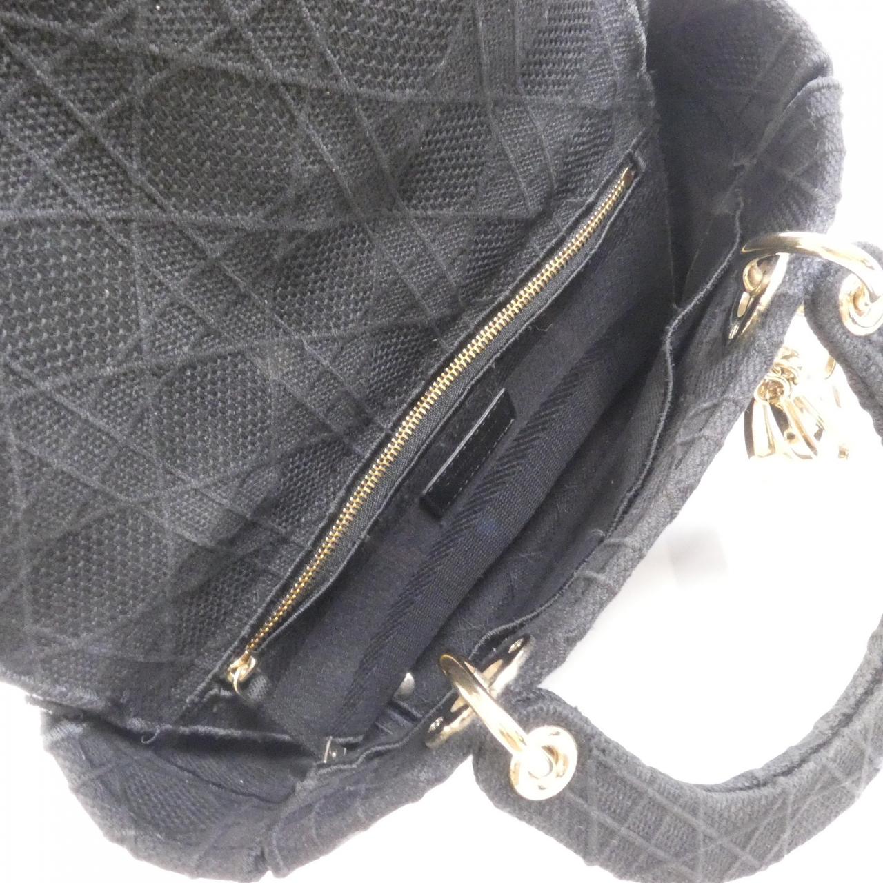 クリスチャンディオール Lady D-Light Medium キャンバス バッグ