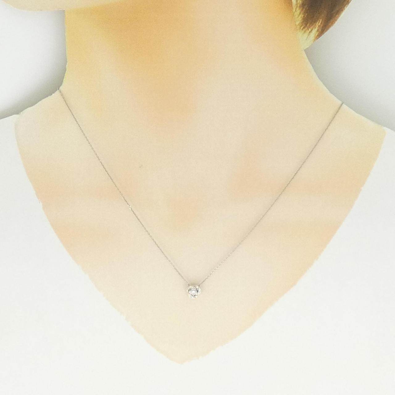 ヨンドシー プラチナ ダイヤモンドネックレス