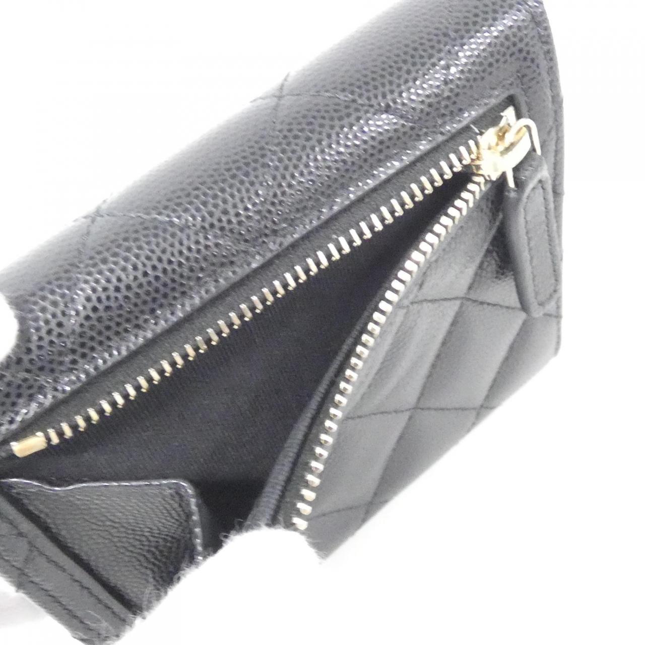 シャネル AP4175 キャビアスキン ウォレット