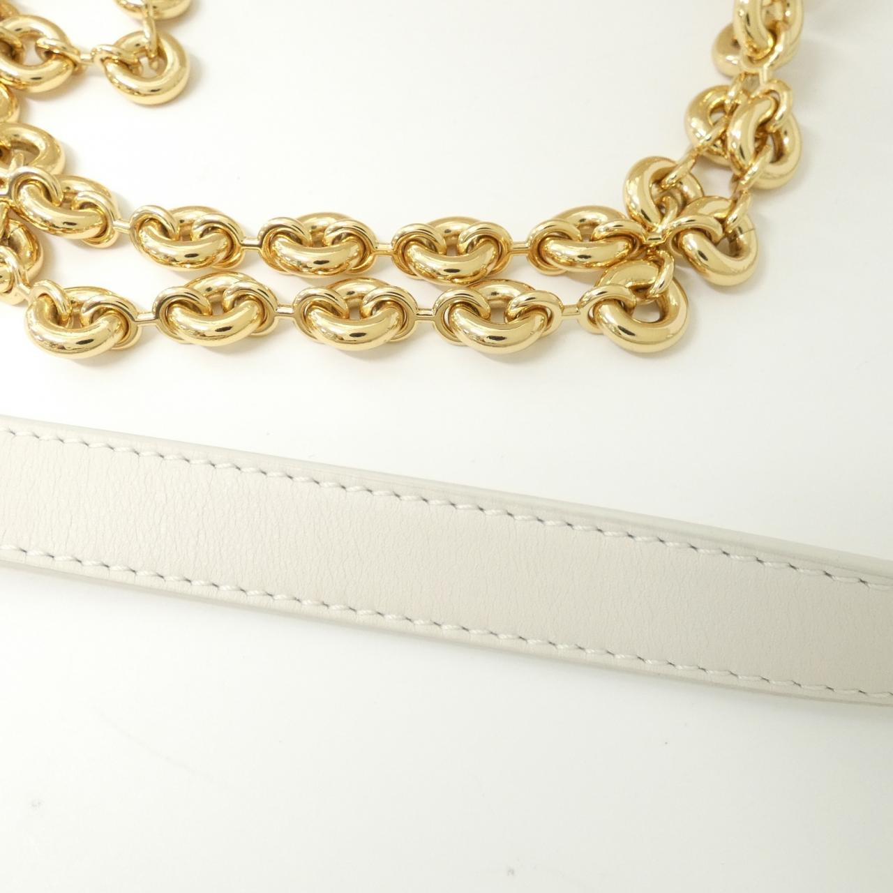 ロエベ Paseo Chain Small カーフ ショルダーバッグ