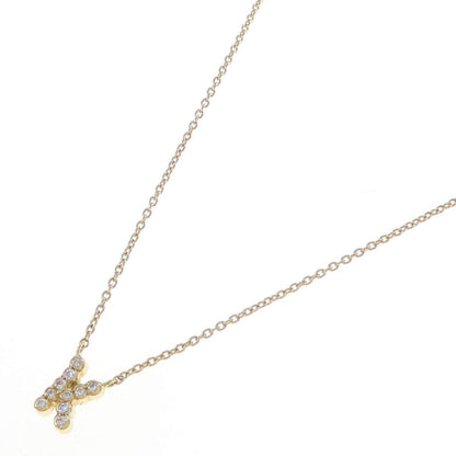 Au750 ダイヤモンド イニシャルK ネックレス