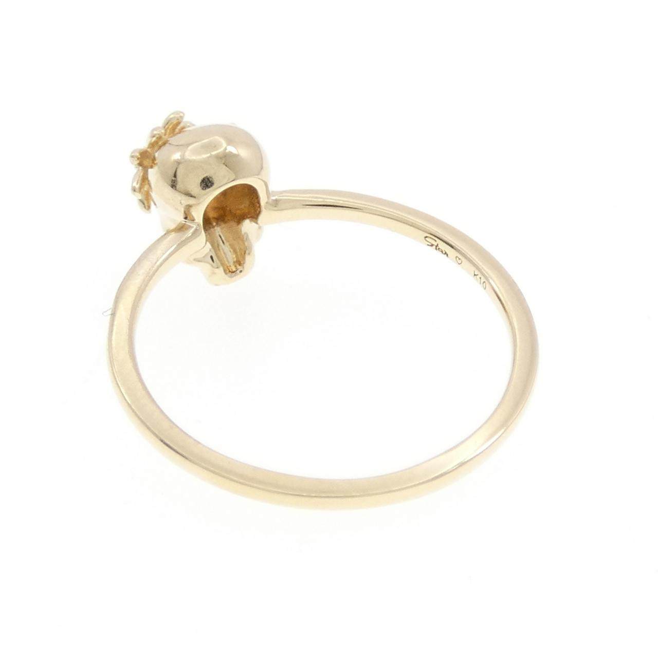 スタージュエリー K10イエローゴールド ダイヤモンドリング