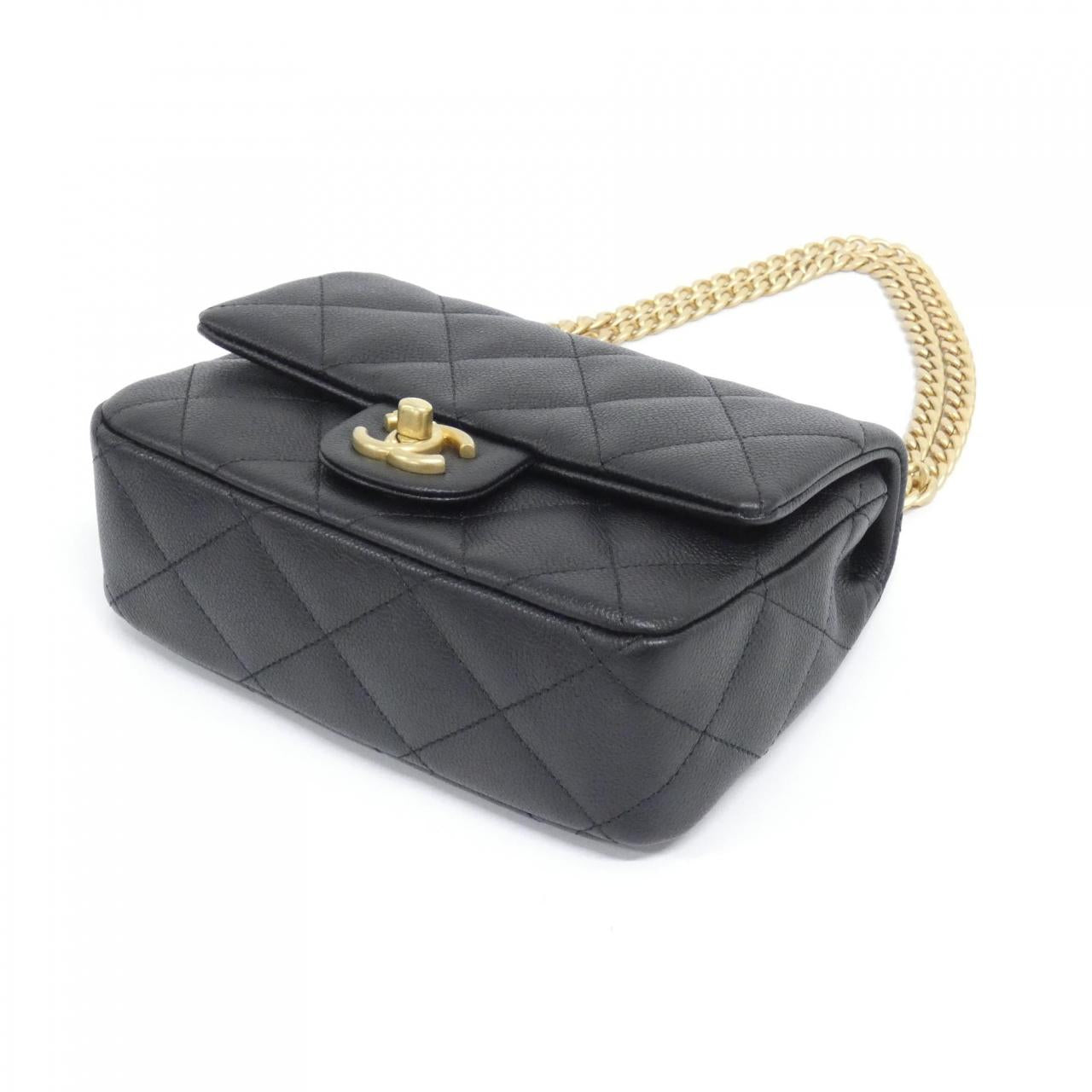 シャネル AS3829 キャビアスキン ショルダーバッグ