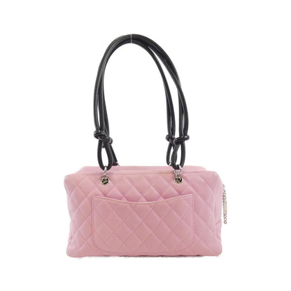 シャネル カンボン ライン カーフ ショルダー バッグ