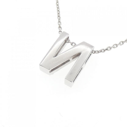 Au750ダイヤモンドイニシャルNネックレス