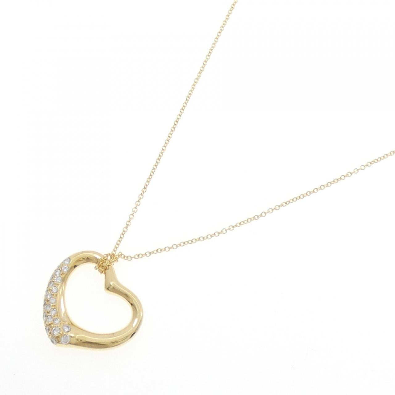 ティファニー オープンハート Au750 ネックレス