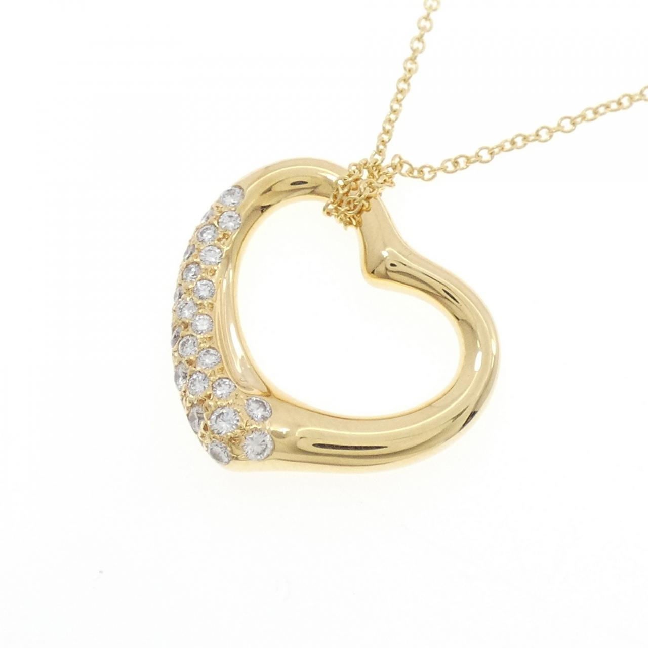 ティファニー オープンハート Au750 ネックレス