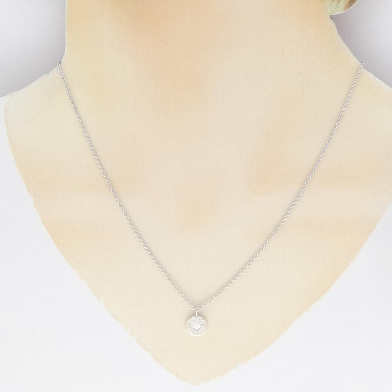 ティファニー 1837 サークル 750WG ダイヤ ネックレス