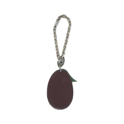 エルメス PRUNE フルーツ ボックスカーフ キーホルダー