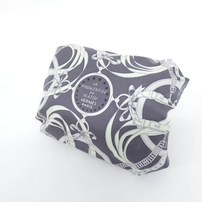 エルメス LA PROMENADE DU MAIN BANDANA ヴァッシュハンター シルク ハンドバッグ