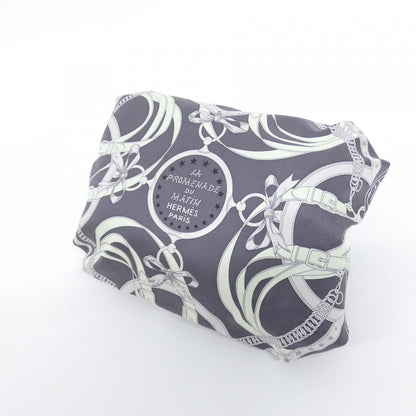 エルメス LA PROMENADE DU MAIN BANDANA ヴァッシュハンター シルク ハンドバッグ
