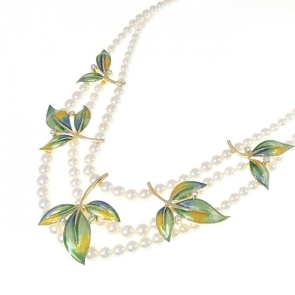 ミキモト アコヤ真珠 Au750 ネックレス