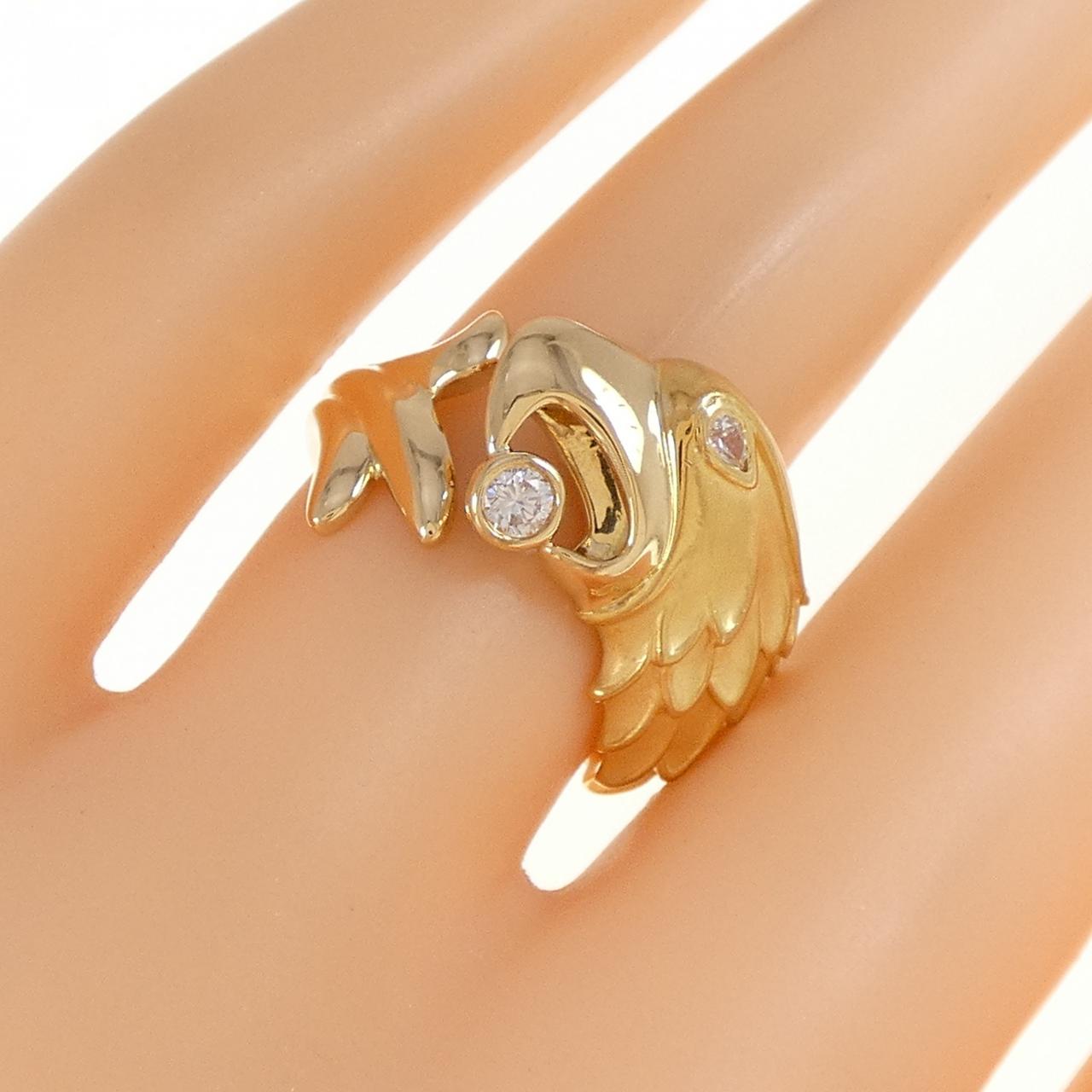 カレラ イ カレラ Au750 イエロー ゴールド ダイヤモンド リング