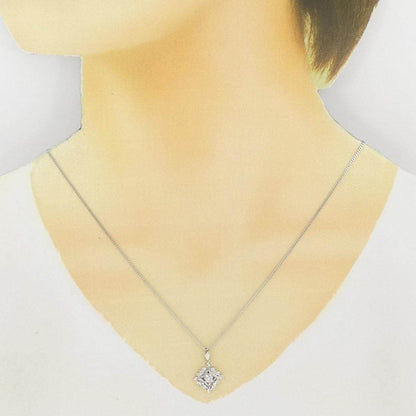 Pt850ダイヤモンドネックレス