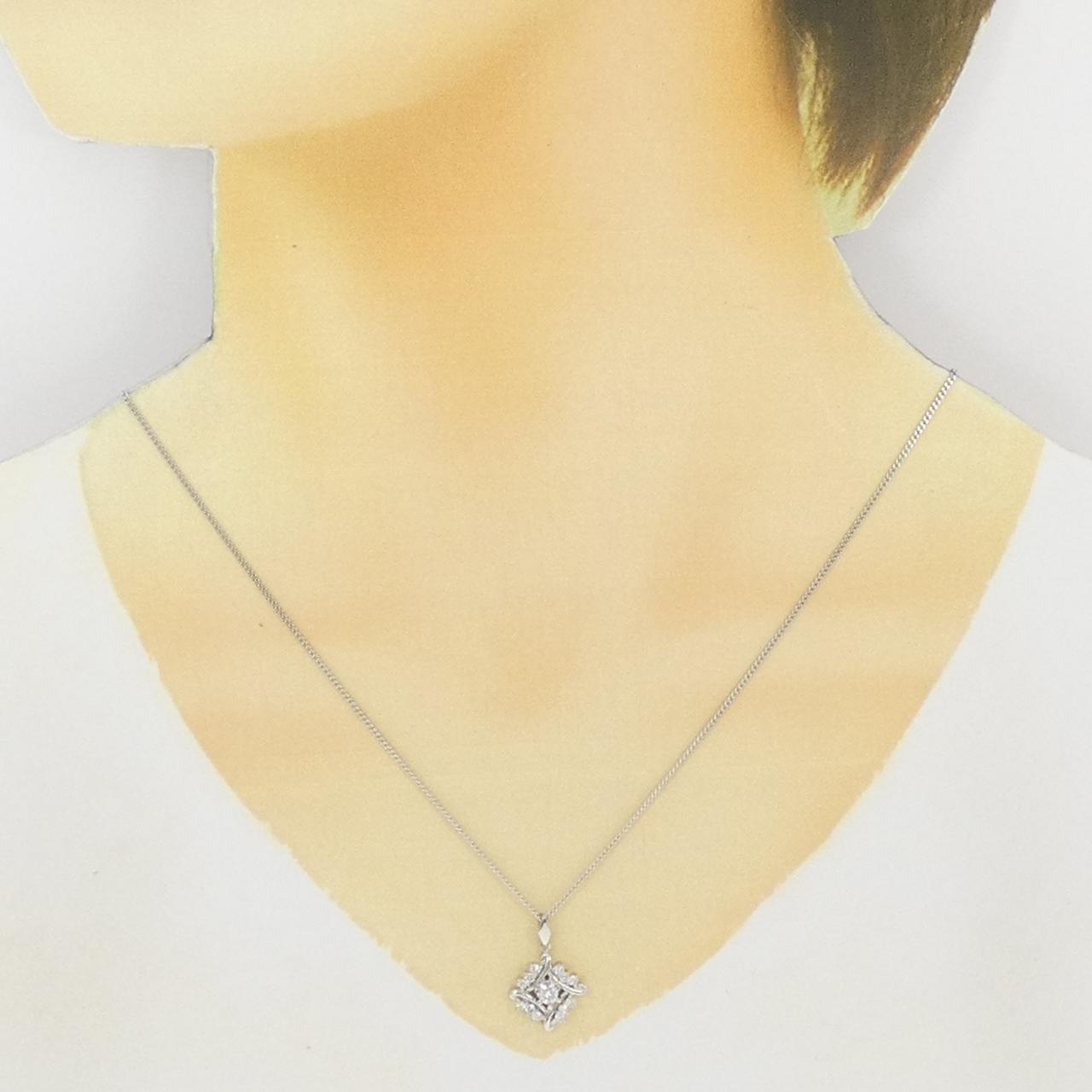 Pt850ダイヤモンドネックレス
