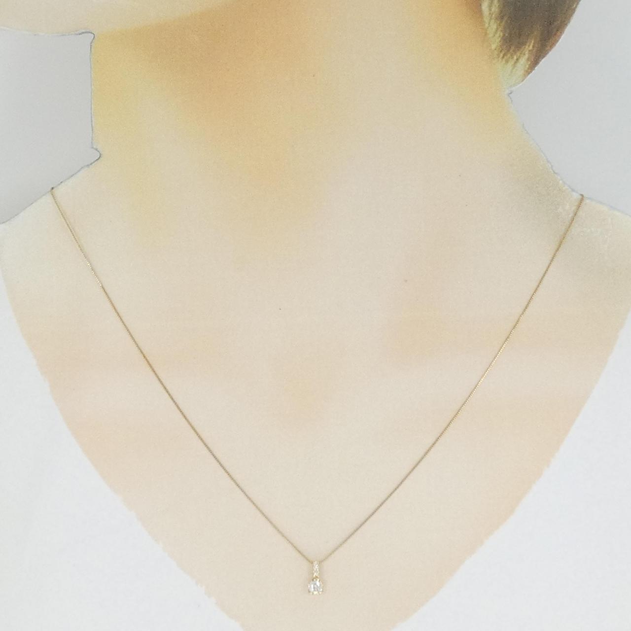 Au750 ダイヤモンドネックレス