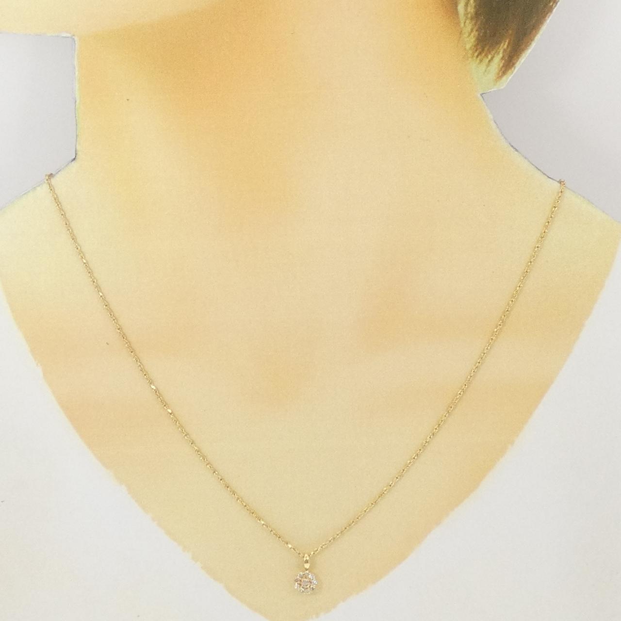 Au750/14KYG ダイヤモンド ネックレス