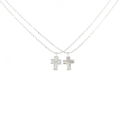Au750 クロス ダイヤモンド ネックレス