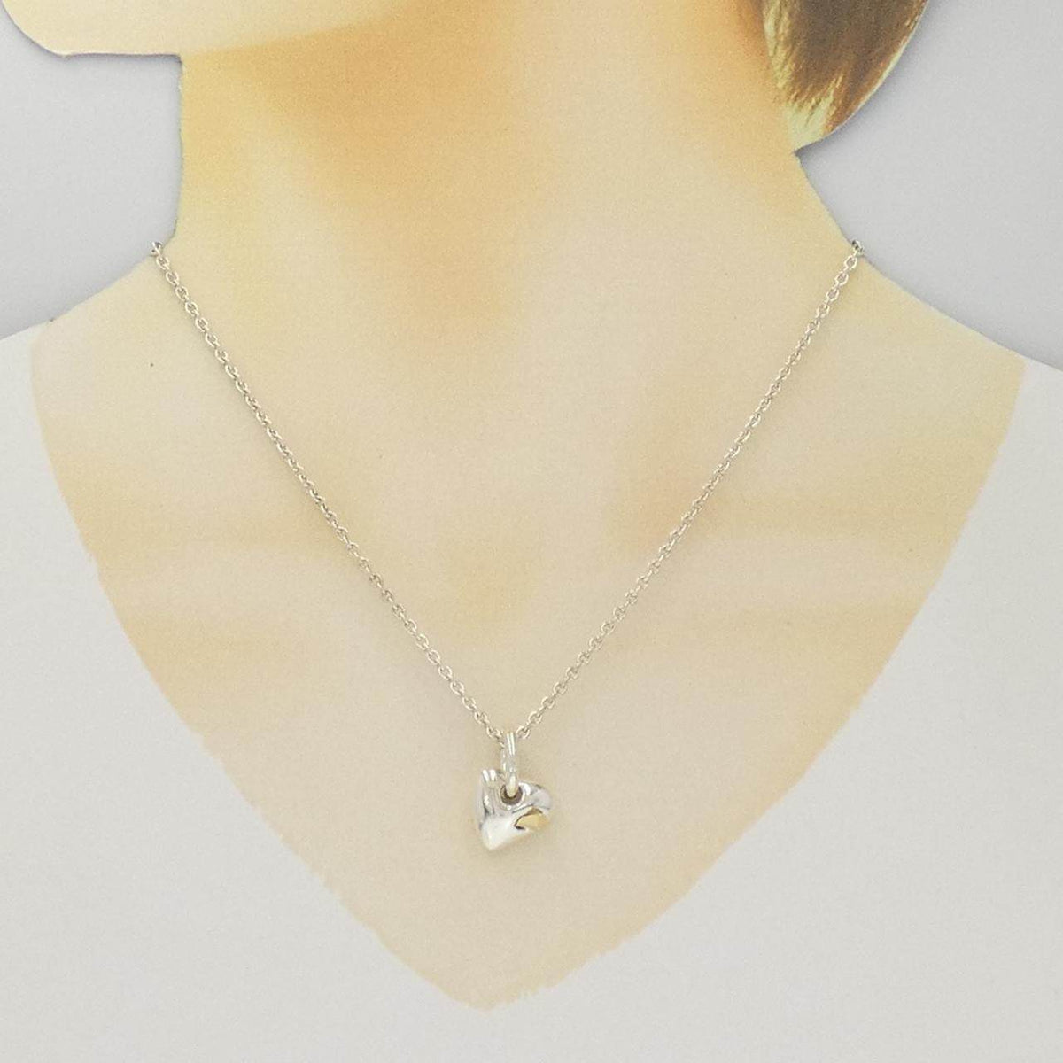 エルメス 925シルバー Au750イエローゴールド ネックレス