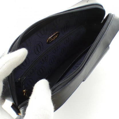 カルティエ S DE CARTIER レザーショルダーバッグ