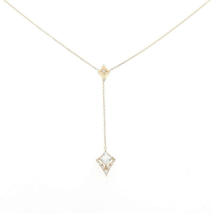 スタージュエリー アクアマリン ダイヤモンド K18ネックレス
