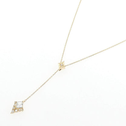 スタージュエリー アクアマリン ダイヤモンド K18ネックレス