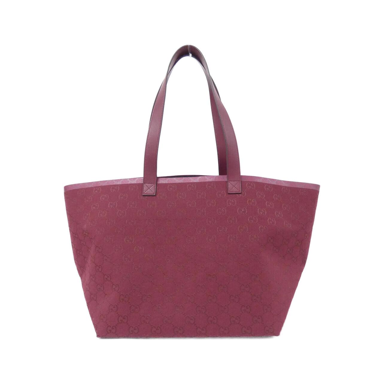 グッチ トティッシマ GGキャンバス レザー トートバッグ