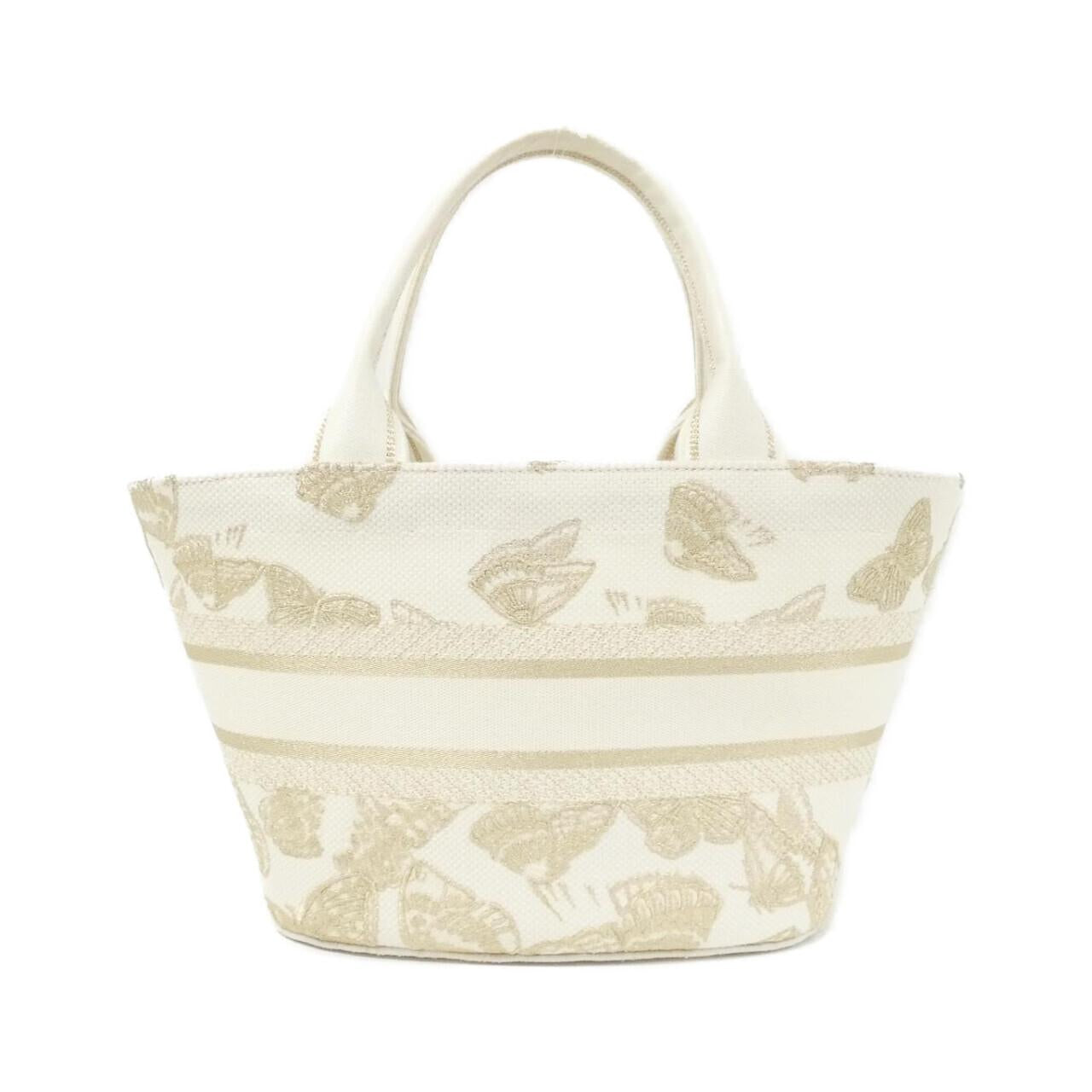クリスチャンディオール GRADIENT BUTTERFLY Pannier Chapeau キャンバス ハンドバッグ
