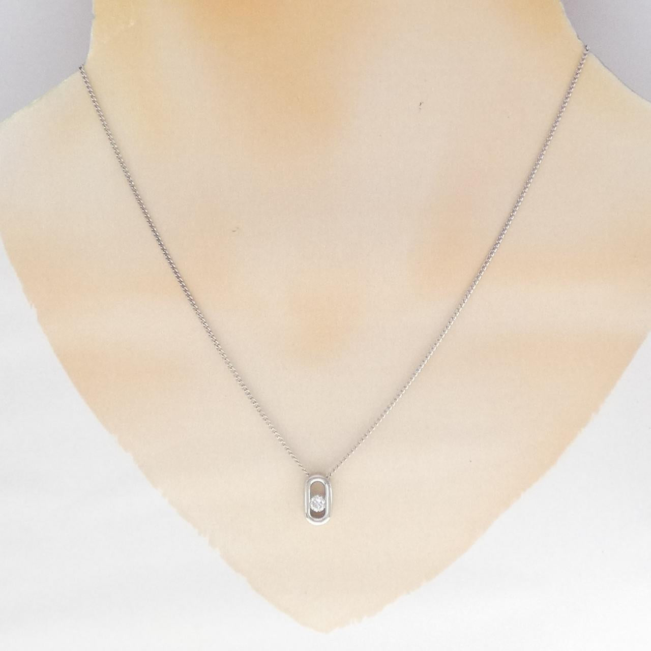 Pt900/PT850 ダイヤモンド ネックレス