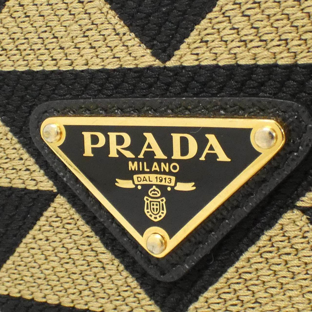 プラダ TRIANGOLO JACQUARD ショルダーバッグ