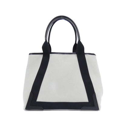 バレンシアガ ネイビー カバス キャンバス カーフ ショルダーバッグ