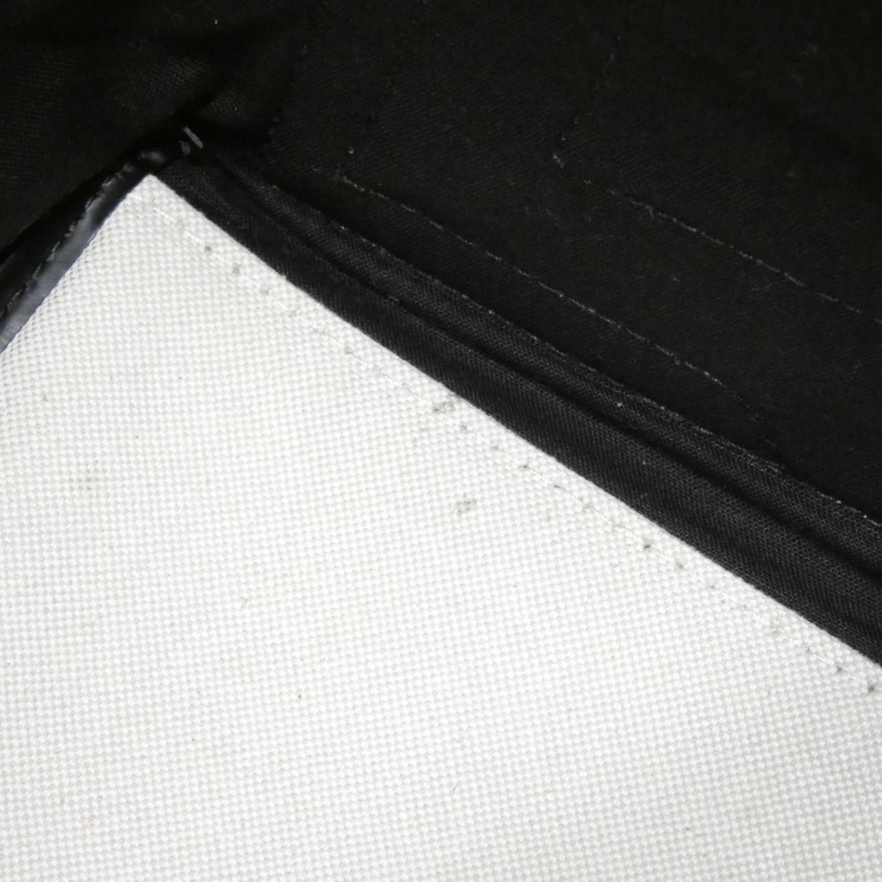 バレンシアガ ネイビー カバス キャンバス カーフ ショルダーバッグ