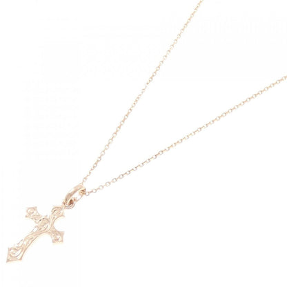 14K ピンク ゴールド クロス ネックレス