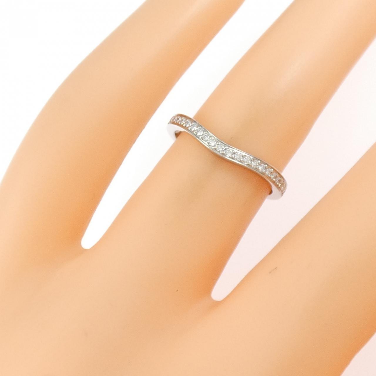 カルティエ バレリーナ プラチナ リング 8号