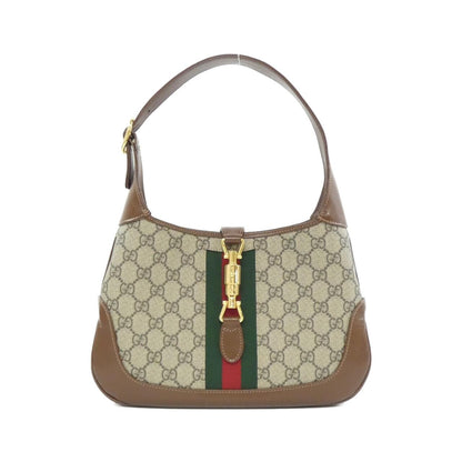 グッチ JACKIE 1961 GGスプリームキャンバス レザー ショルダーバッグ